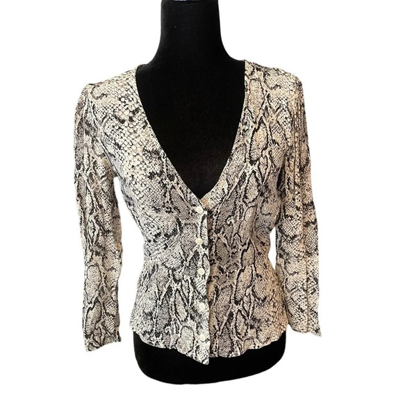 Reformation Jenna Snake Skin Top - Picture 5 of 10